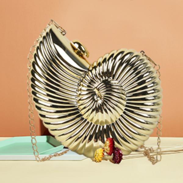 Luxury Acrylic Shell Clutch Bag
