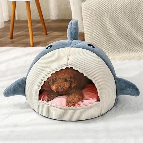 Shark, Angler & Puffer Fish Cat Bed