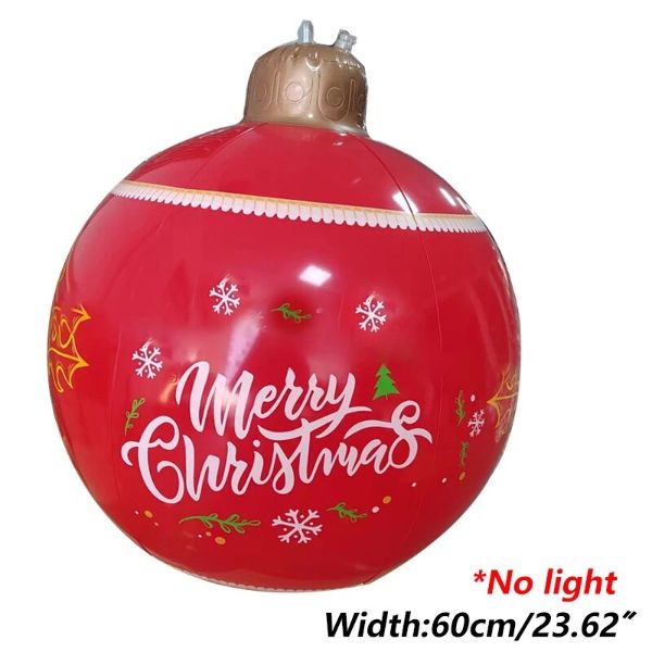 Christmas Giant Inflatable Ball Decoration (24 Inch)