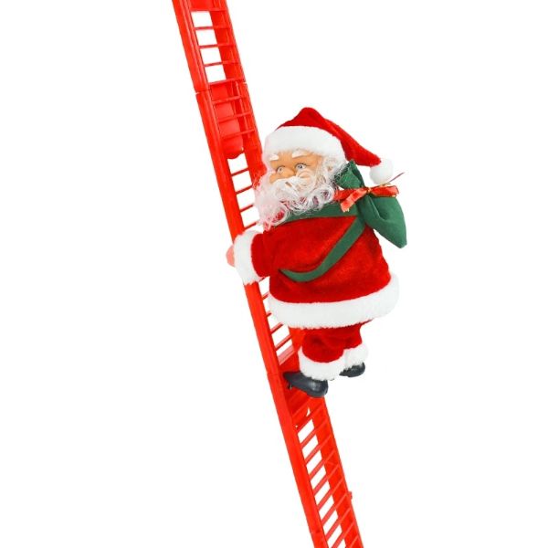 Kletternder Weihnachtsmann