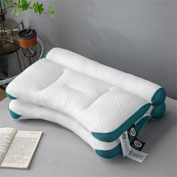 Ergonomisches Gänsedaunenkissen mit Nackenstütze