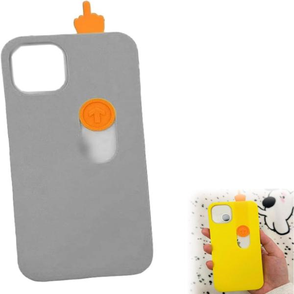 スライド式中指用スマホケース