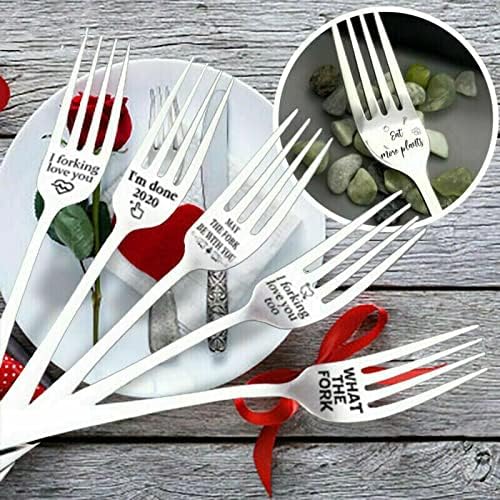 I forking Love You Engraved Fork
