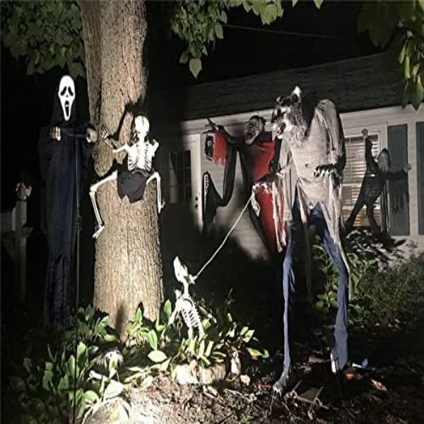 Mr. Bones Scream Vogelscheuche