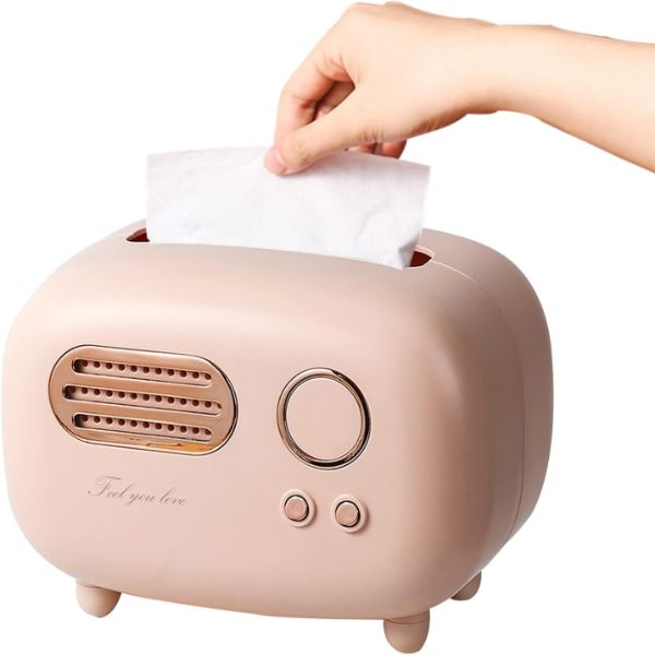 レトロラジオティッシュボックス