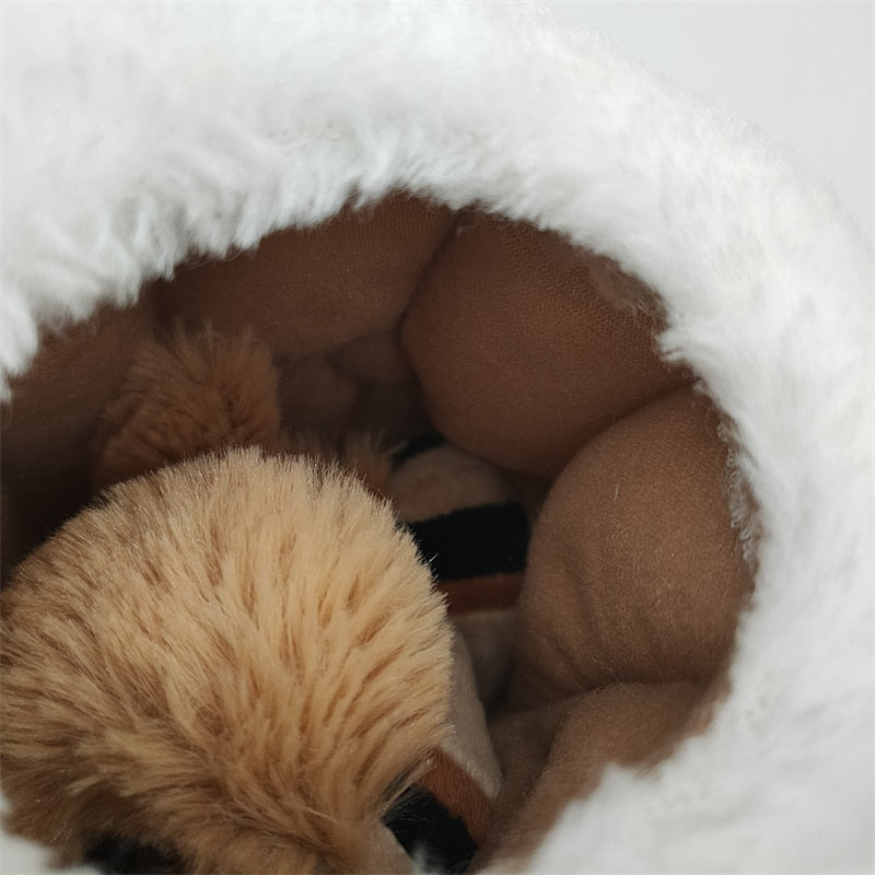 Hide A Squirrel Plush Dog Toy Puzzle