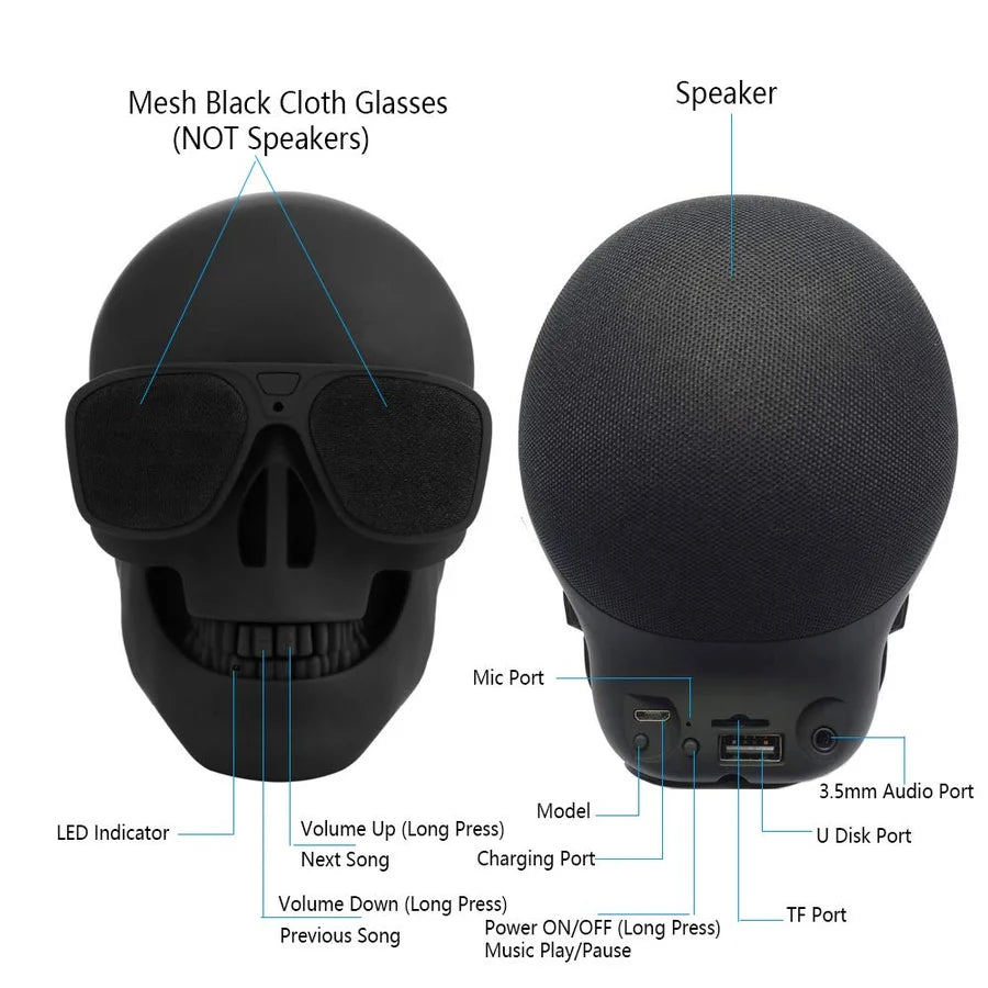 SkullHead Bluetoothスピーカー