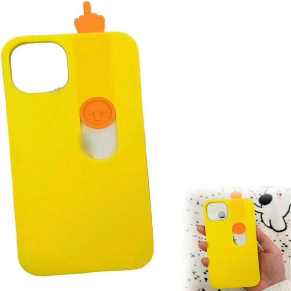 スライド式中指用スマホケース