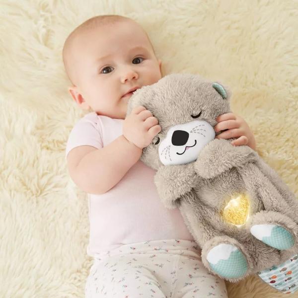 Breathing Plush Otter & Koala With Heartbeat Sleeping Aid