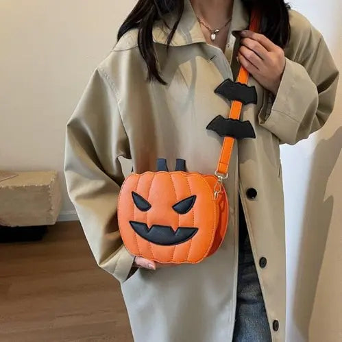Halloween Pumpkin Crossbody Bag