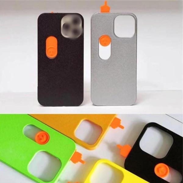 スライド式中指用スマホケース