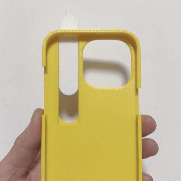スライド式中指用スマホケース