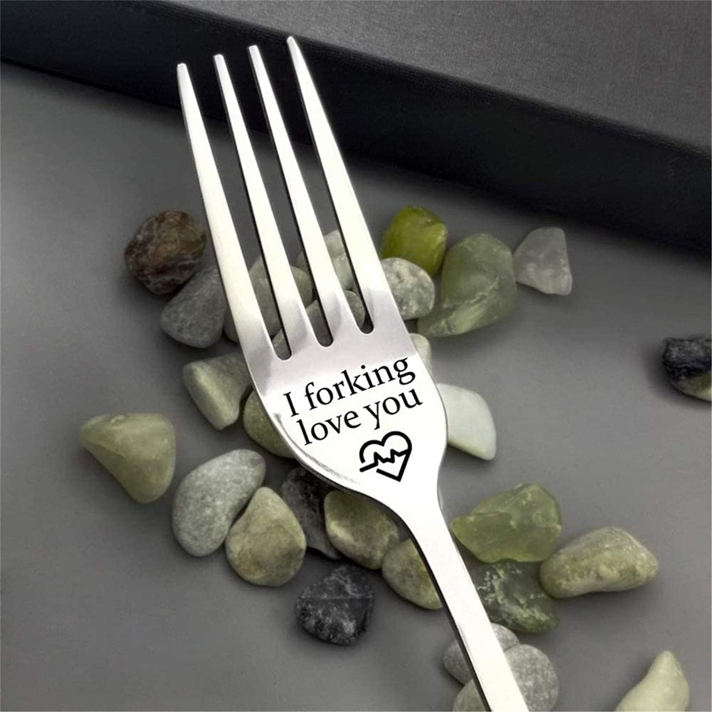 I forking Love You Engraved Fork