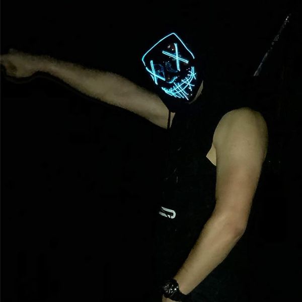 2023 Halloween LED Purge Maske