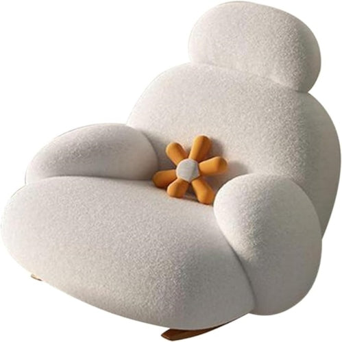 Boucle Luxury Sofa Rocking Chair