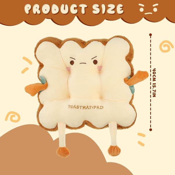 French Toast Bread Plush Pillow Cushion
