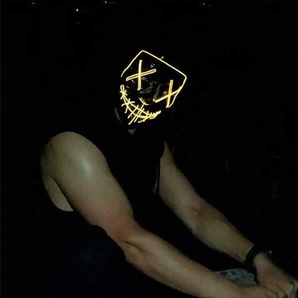 2023 Halloween LED Purge Maske
