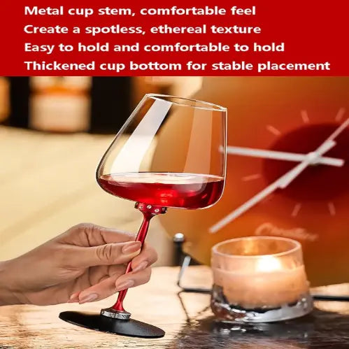 SpinSip™ Crystal Swirl Wine Glass