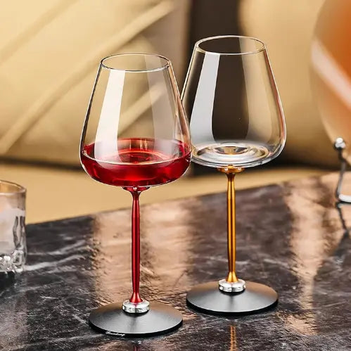 SpinSip™ Crystal Swirl Wine Glass