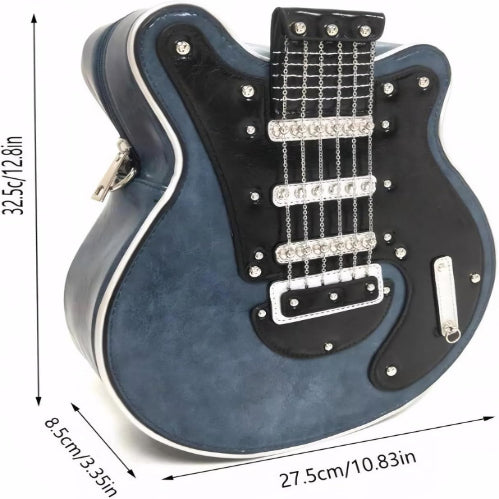 Guitar Shaped Crossbody Purse Bag