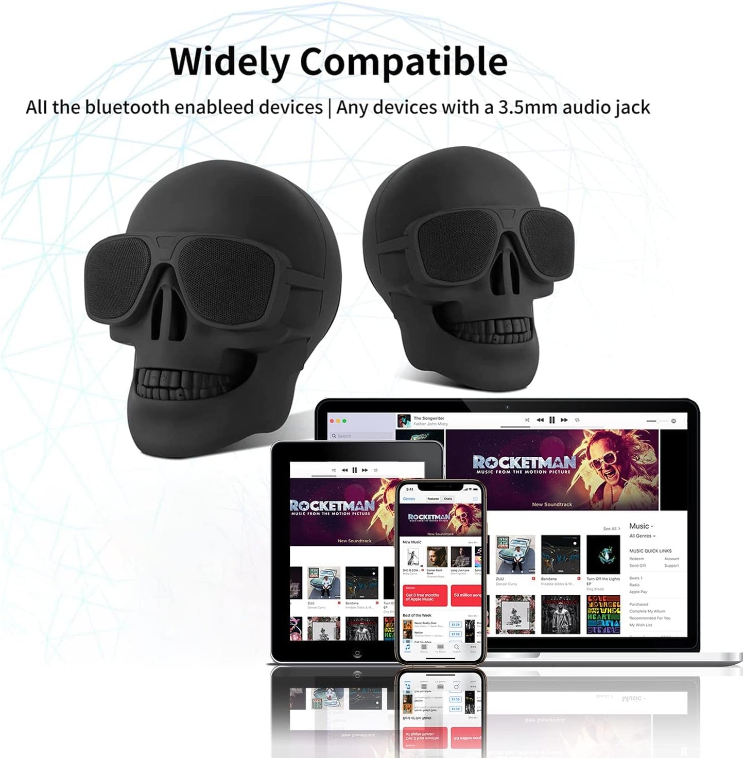 SkullHead Bluetoothスピーカー