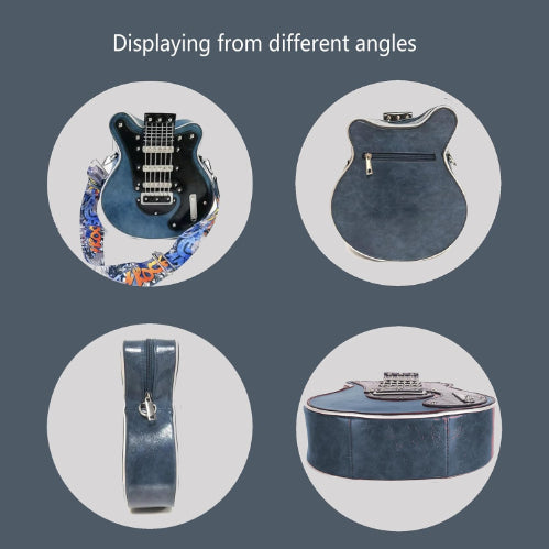 Guitar Shaped Crossbody Purse Bag