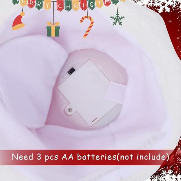 Tanzender Weihnachtsmann Elektrischer Hut