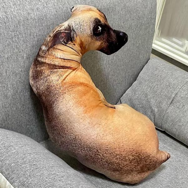 3D犬ぬいぐるみ枕