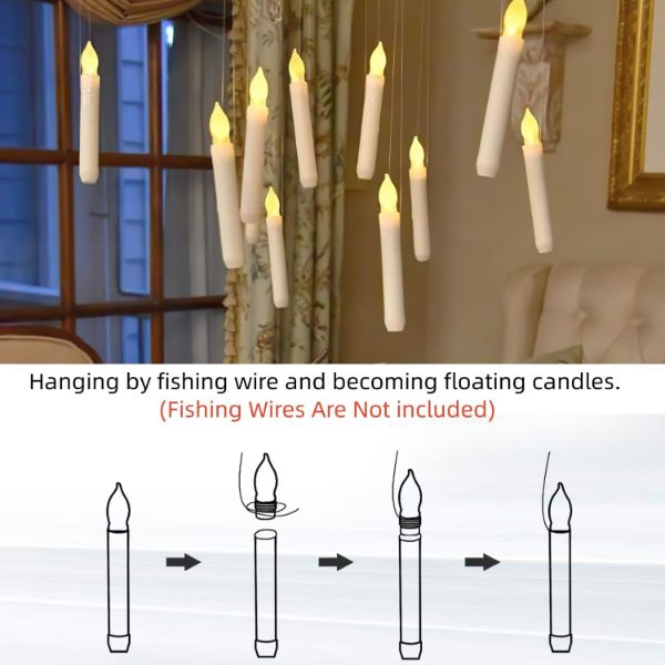 Mystical Floating Battery Candles