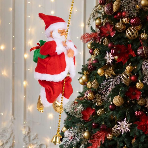 Kletternder Weihnachtsmann