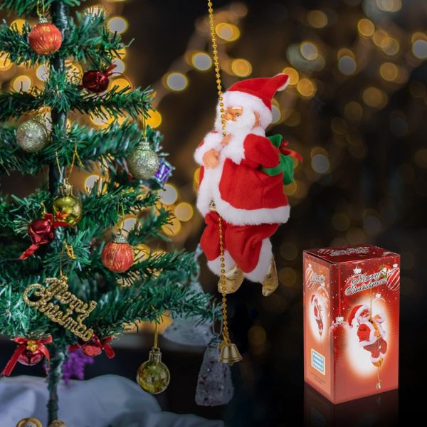 Kletternder Weihnachtsmann