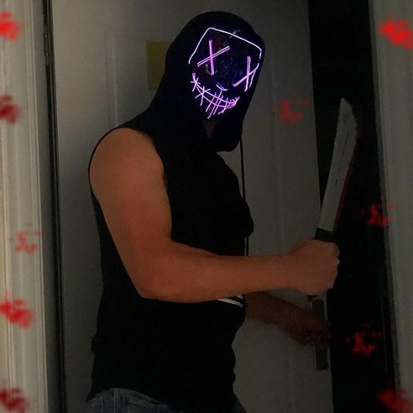 2023 Halloween LED Purge Maske
