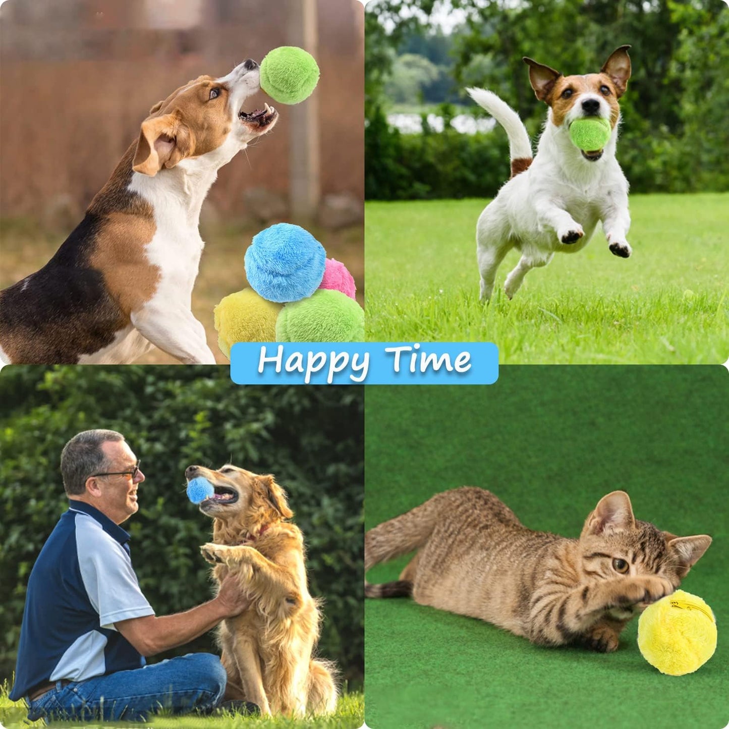 Active Rolling Ball Dog Toy