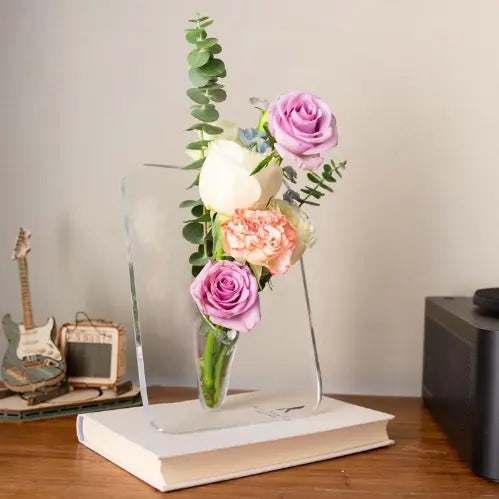 Acryl-Fotorahmen, Blumenvase