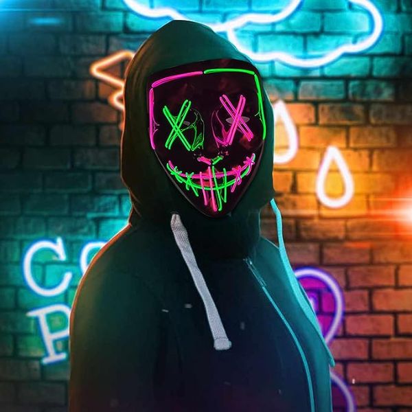 2023 Halloween LED Purge Maske