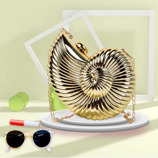 Luxury Acrylic Shell Clutch Bag