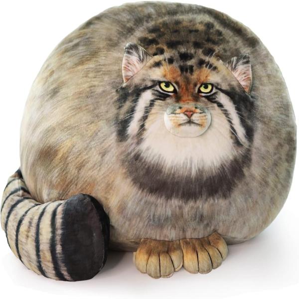 3Dパラス猫ぬいぐるみ