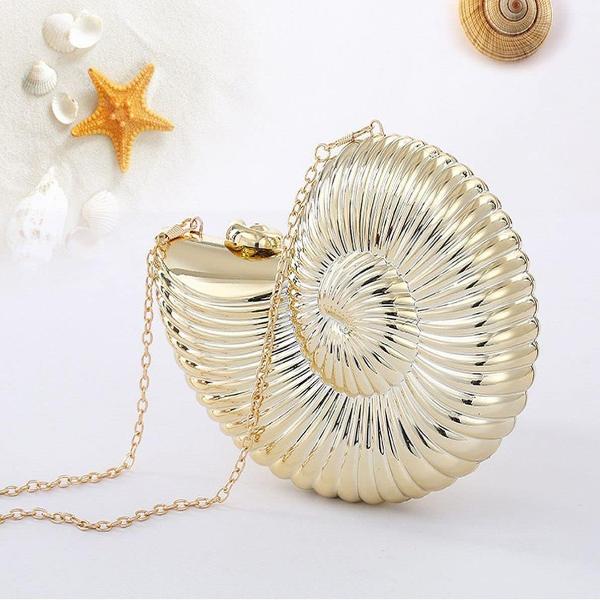 Luxury Acrylic Shell Clutch Bag