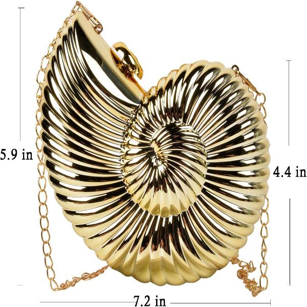 Luxury Acrylic Shell Clutch Bag