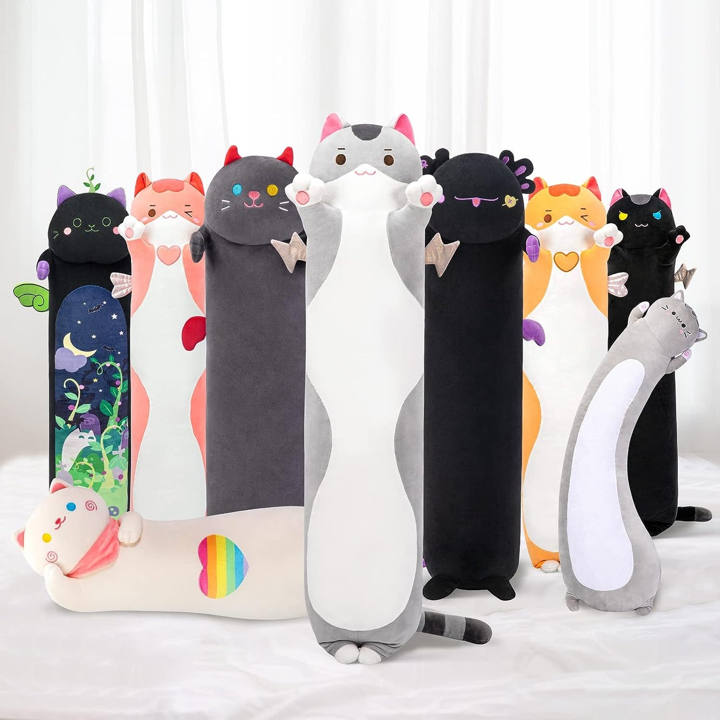 Long Cat Squishmallow Pillow