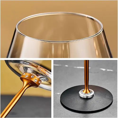 SpinSip™ Crystal Swirl Wine Glass