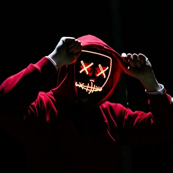 2023 Halloween LED Purge Maske