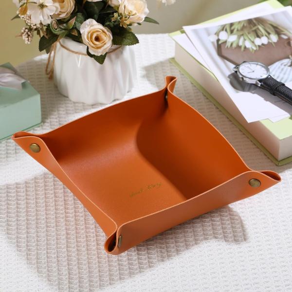 Tablett-Organizer aus nordischem Leder