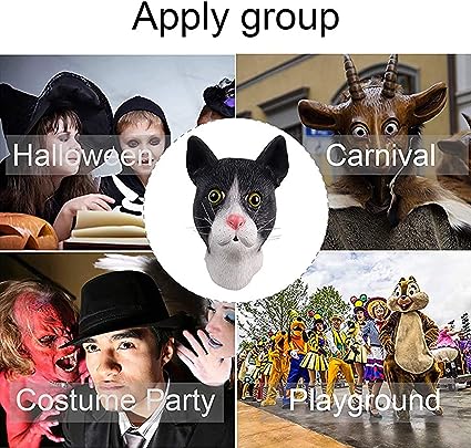Halloween Cat Prank Mask