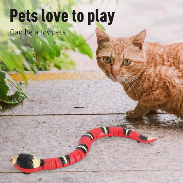 Interactive Smart Sensing Snake Cat Toy