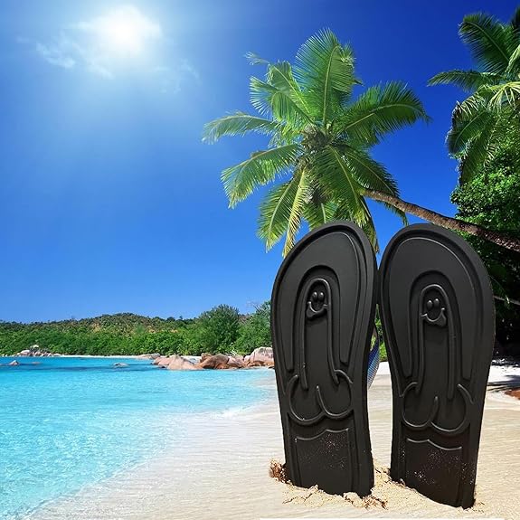 Strandpantoffeln mit verstecktem Penis