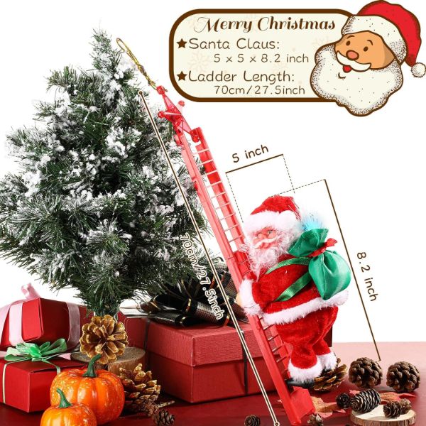 Kletternder Weihnachtsmann