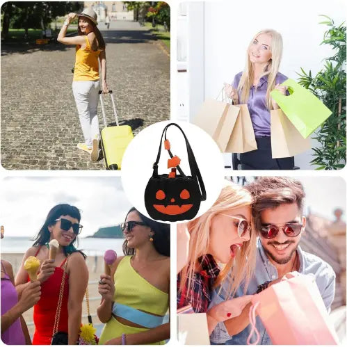 Halloween Pumpkin Crossbody Bag