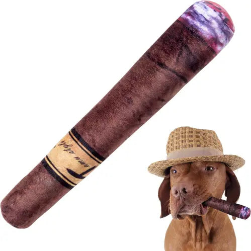 Plüschtier „Hundezigarre“