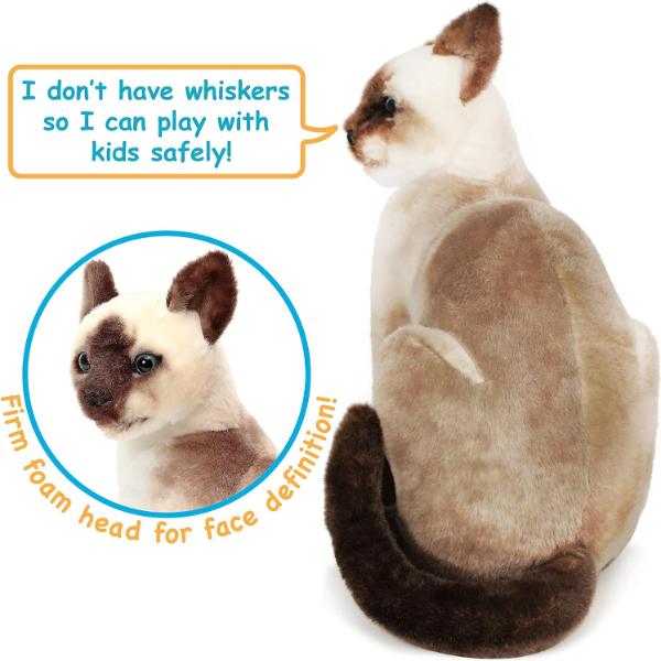 Siamese Cat Stuffed Toy Plushie